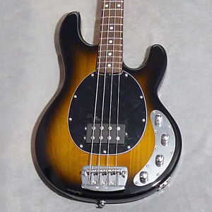 Free Shipping Used MUSICMAN StingRay Neck Through (Tabacco Burst) Electric Bass