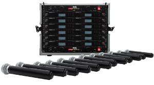 Shure BLX24R/SM58 12 Pack Wireless Handheld Mic System with VRL Power Supply