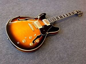 Ibanez JSM10VYS John Scofield Signature Electric Guitar Semi Hollow