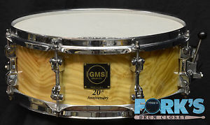 GMS SE 20th Anniversary 5x14 Snare Drum / Olive Ash Burl