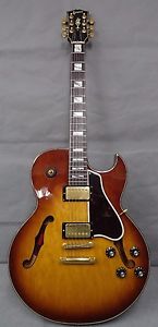 1989 GRECO RS-900 SEMI ACOUSTIC GUITAR BROWN SB CLEAR SOUND PROJECT HSC 335