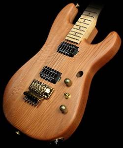 Charvel Custom Shop Exclusive Carbonized Recycled Redwood San Dimas HH Guitar