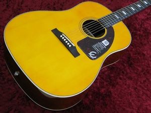 Epiphone Inspired by 1964 Texan Antique Natural w/soft case F/S Guiter Bass #S97