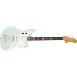 Fender Classic 60s JazzMaster Lacquer Electric Guitar Rosewood Surf Green + Case
