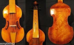 Baroque style SONG maestro instate Frets 6string 16 1/2" Trebles viola da gamba