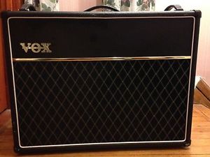 Vox AC-30CC2X Combo Amp w/black grill cloth and 2 Celestion Alnico Blue Speakers