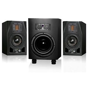 Adam Audio A5X Studio Monitors (Pair) & Sub8 Subwoofer Speaker Bundle New