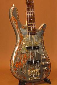 Free Shipping Warwick Custom Shop Streamer Cv "Metal Relic" Electric Bass