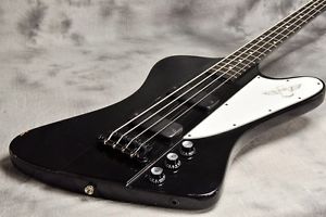 Gibson USA Thunderbird IV Ebony Used Bass Electric Guiter Free Shipping EMS