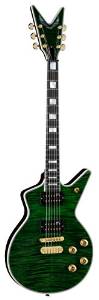 Dean US161011 Cadi Solid-Body Electric Guitar, Trans Green