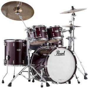 Pearl RFP Reference Pure Low-Mas EvenPly Maple, Birch, and African Mahogany Fusion Shell Pack (20x18, 10x8, 12x9, 14x14)