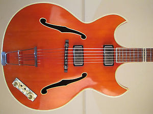 ♫ RARE HÖFNER AMBASSADOR E2 .Vintage hollowbody Archtop,Beat+Jazzgitarre. TOP!