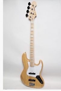 Fender Japan Exclusive Classic 70s Jazz Bass Natural w/soft case F/S #Q80