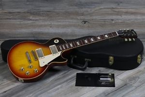 2008 Gibson Les Paul Custom LP GC 60 G0 R0 Darkburst 1960 Reissue All Original!