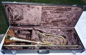 YAMAHA YBL421G BASS TROMBONE with F ATTACHMENT