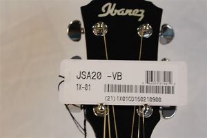 Ibanez JSA20VB Joe Satriani Signature Acoustic/Electric Guitar Vintage Burst REP
