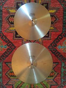 1970s Recording Cymbals Formula 602 HEAVY 18"&20" Excellent Condition Very Rare