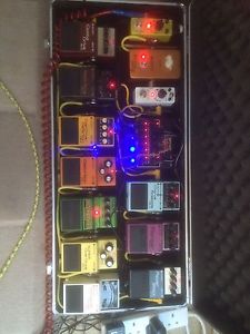 Guitar Pedals And Pedal Board
