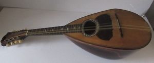 ANTIQUE ITALIAN MANDOLIN GIUSEPPE VINACCIA 466 NAPOLI AN 18. NAPLES 19TH CENTURY