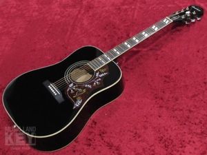 Epiphone Limited Edition Hummingbird PRO Ebony Free shipping Guiter #S147