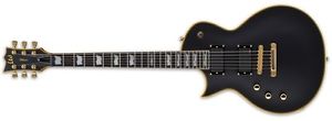 ESP LTD LEC1000VBLKLH EC-1000 Left-Handed Electric Guitar Vintage Black
