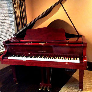 Schafer & Sons  CD Player Grand Piano / Mahogany
