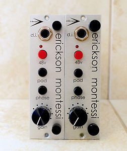 A Designs Audio EM Silver 500 Series Mic Preamp Pair (Gold, Red, P1, P-1, Blue)