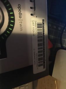 Universal Audio Apollo Twin Solo Analog Recording Interface