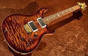 Free Shipping Paul Reed Smith Wood Library Custom 24 Black Gold Burst