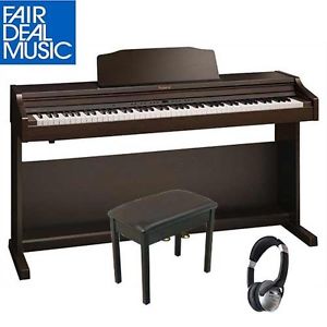 ROLAND RP 401R-RW DIGITAL PIANO ROSEWOOD W/ PIANO BENCH AND HEADPHONES