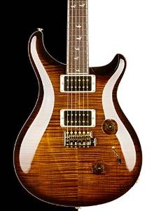 2015 PRS 30th Anniversary Custom 24 10 Top, Black Gold Wrap, Flame Maple Neck
