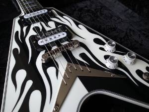 Dean USA Michael Schenker Signature Flames Flames