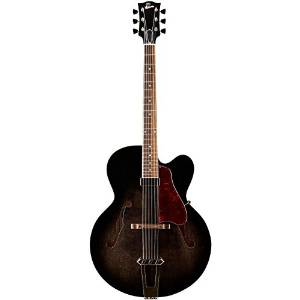 Gibson Custom Solid Formed 17" Venetian Cutaway - Trans Black Burst