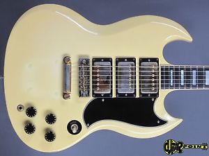 1976 Gibson SG Custom  - Polaris White - Rare 3 Humbucker Version!