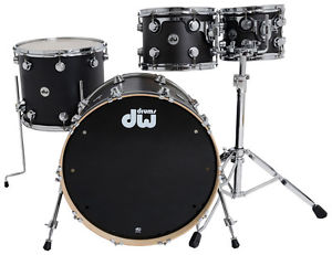 DW Tambor Taller Coleccionistas Serie Juego De Carcasas SSC, Ébano Satinada