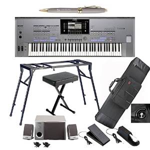 Brand New Yamaha Tyros 5 76 Key + 4 Legs Stand + X Bench + Tyros 5 Matching Speaker + Case with Wheel + V/S Pedal