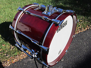 YAMAHA RECORDING CUSTOM 14" X 18" JAZZ  BASS DRUM CHERRYWOOD LACQUER  1980'S