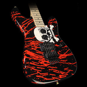 Charvel Custom Shop Warren DeMartini San Dimas Electric Guitar Skull Graphic