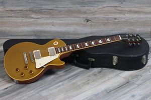 2000 Gibson Les Paul Custom 1957 Reissue Goldtop R7 Great Shape + OHSC 