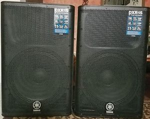 yamaha dxr15 pair speakers 1100 watts