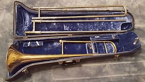 Bach Stradivarius 16G trombone, professional, Gold Brass