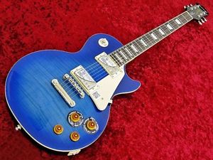 Epiphone Les Paul Standard Plus top PRO Trans Blue w/hard case F/S Guiter #S140