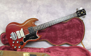 1962 GIBSON EB3 - CHERRY RED - EXCELLENT CONDITION - ANDY BAXTER BASS