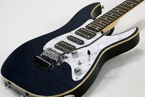 Schecter SD-II-24BW Blue Used Electric Guitar Soft Case Free Shipping From JAPAN