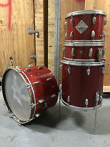 Vintage Slingerland 1950's Gene Krupa Drum Set