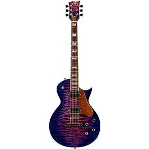 ESP Custom Eclipse Solid Body Electric Guitar Orchid Purple Sunburst