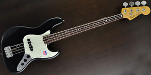 FENDER JAPAN JB62-US Black Electric Jazz Bass NEW w/ Gig Bag Made in Japan