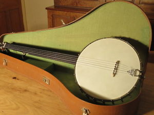 J E DALLAS "CONCERT"5 STRING FRETLESS BANJO SERIAL NO 1085