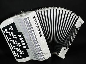 Akkordeon Knopfakkordeon Harmona/Weltmeister Romance 703, B-Griff