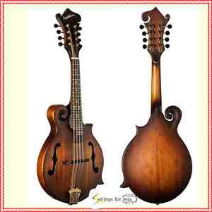 Washburn M108SWK F Style Florentine Mandolin with Superb Case  WASH-M108SWK